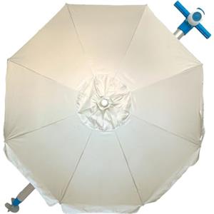 Pincho Ombrellone da spiaggia antivento, 240 cm,grande ombrellone, tetto di ventilazione, protezione UV 50, materiali di qualità,la struttura in alluminio resistente, 8 stecche in fibra di vetro.