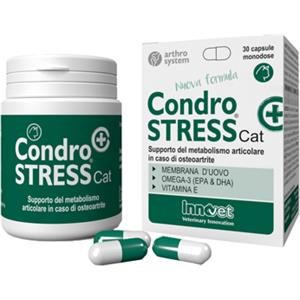 Innovet Condrostress Cat - Integratore Articolare per Gatti con Osteoartrite, 30 Capsule Monodose