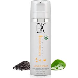 GK HAIR Global Keratin Leave In Conditioner Cream (4.4 Fl Oz/130ml) Detergente condizionante idratante, levigante e anti-crespo per capelli secchi e danneggiati Pre Swim Protection