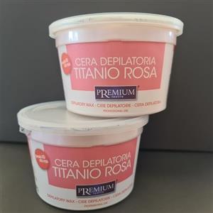 Xanitalia Cera Depilatoria HD Argan e Titanio Rosa 350 ml - Formula Liposolubile, Apertura Facile