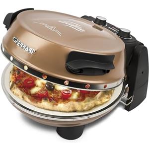 G3 Ferrari G3Ferrari - Forno elettrico per pizza Napoletana, edizione limitata, G1003208, fino a 400 gradi, con pietra per pizza, con 2 ° pietra/pizza e pita e molto altro ancora, in 3 minuti/anche per tavolo e