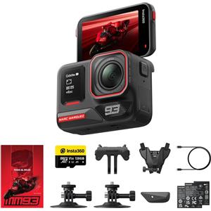 Insta360 Ace Pro 2 MM93 Edition - Action Cam per Motociclisti con Tecnologie Video Avanzate e Design Esclusivo di Marc Márquez