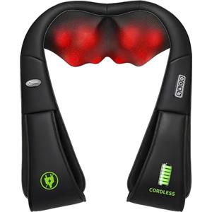 Cotsoco Massaggiatore Cervicale, Massaggiatore Cervicale Collo Spalle e Schiena Senza fili Migliorato con Calore, 3 Velocità Regolabili e Direzione Regolabile, Ottimo Regalo per Donne/Uomini/Genitori