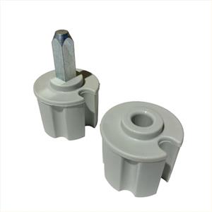 FRAMIG® Calotta Perno Quadro e con Foro di ricambio per Tenda da Sole con Rullo Ø 60 mm