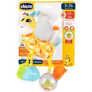 Chicco Trillino Mrs Giraffa - Sonaglio Morbido per Sviluppo Sensoriale e Attività Manuali, 3-24 Mesi