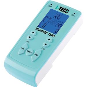 I-Tech Mio-Care Tens - Elettroterapia TENS a 2 canali con 20 programmi per il dolore muscolare