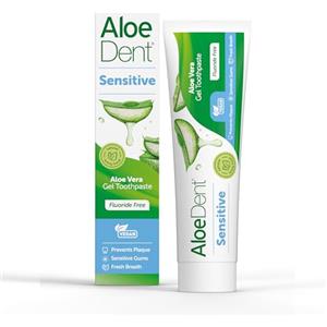 Optima Naturals Aloedent Dentifricio Sensitive 100 ml con Aloe Vera e Echinacea - Lenitivo per Denti e Gengive Sensibili