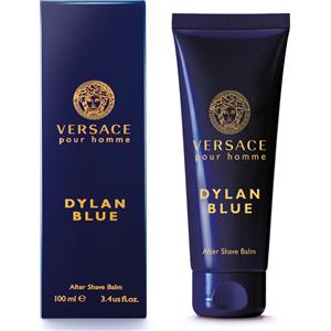Versace Pour Homme Dylan Blue Balsamo Dopobarba 100 ml - Fragranza Aromatica Fougère con Note Acquatiche e Proprietà Lenitive