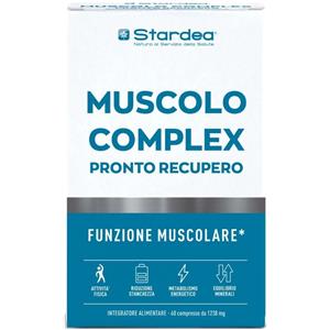 Stardea Muscolo Complex - Integratore per Funzione Muscolare con Potassio, Magnesio, Rame, Selenio e Vitamine B - 60 Compresse