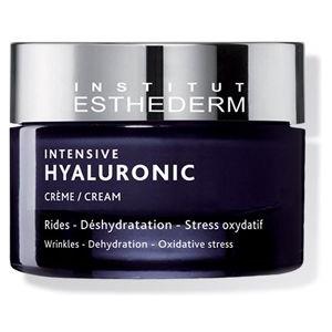 Institut Esthederm Crema Lissante Intensiva all'Acido Ialuronico - 50 ml, idratante anti-età con 3 forme di acido ialuronico