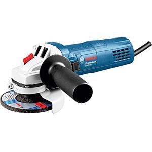 Bosch Professional Smerigliatrice angolare GWS 750 (Ø disco 115 mm, potenza 750 W, incl. chiave a due perni, flangia di montaggio, dado di serraggio, cuffia di protezione, impugnatura suppl.)