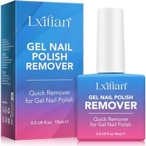 CFHQXSZ Remover Semipermanente Unghie, Solvente per Smalto Semipermanente, Gel Nail Polish Remover,Rimuove Facilmente e Rapidamente lo Smalto in 3-5 Minuti, Non fa Male alle Unghie