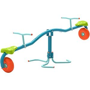 TP Toys pt, TP Toys Spiro Spin Teeter Totter Outdoor Rocker per Bambini dai 3 agli 8 Anni, rimbalza e Gira di 360 Gradi, sviluppa Equilibrio e coordinazione, Dondolo da Giardino e all'aperto