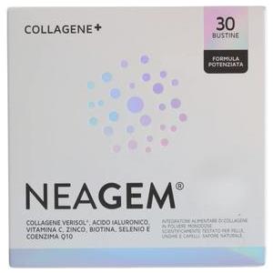 Pool Pharma Neagem Collagen - Integratore per Pelle, Capelli e Unghie - 30 Bustine da 5,5 g