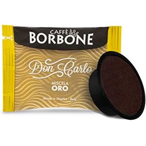 Caffè Borbone Capsula Caffè Don Carlo Miscela Oro - Confezione da 50 Capsule - Compatibili con macchine a marchio Lavazza®* A Modo Mio®*