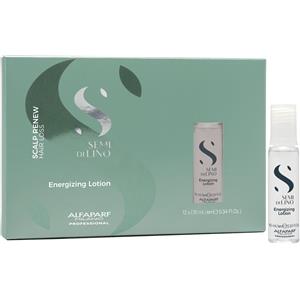 Alfaparf Semi di Lino Energizing Lotion - Trattamento Intensivo Anticaduta 12x10ml con Effetto Fresco