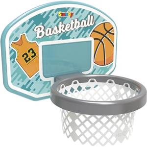 Smoby- Canestro da Basket per scivoli Smoby, 7600820700, Colore Blu, + 3 anni