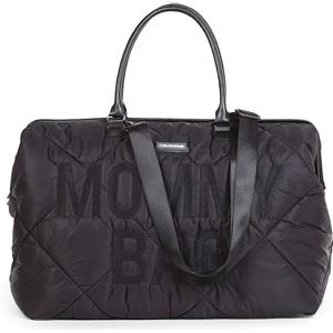CHILDHOME Mommy Bag Borsa Fasciatoio con Materassino Trapuntata Nera