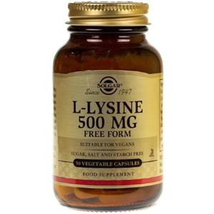 Solgar Lisina Simplex - Integratore Vegetale con L-lisina, 50 Capsule per Attività Fisica e Benessere