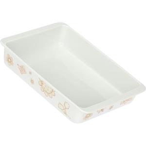 Thun - Pirofila rettangolare in porcellana, 32 x 22.5 cm, altezza 6.5 cm, collezione Happy Elegance