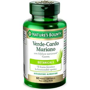 Nature's Bounty Cardo Mariano 60 Perle - Supporta la Funzionalità Epatiche e Antiossidante