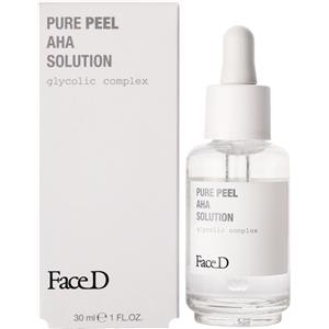 FaceD Pure Peel - Soluzione Esfoliante Viso 30 ml con Acidi AHA al 9% per Rinnovamento Cutaneo