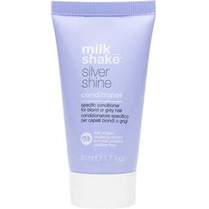 milk_shake Silver Shine Conditioner 50ml TRAVEL - balsamo antigiallo capelli biondi e grigi