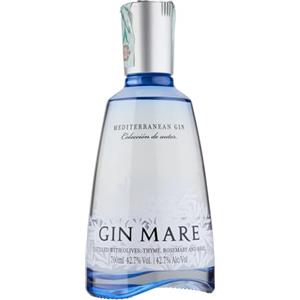Gin Mare - Premium Mediterranean Gin con 4 Botaniche Naturali Mediterranee, 42,7% Vol., Bottiglia in Vetro da 70 cl
