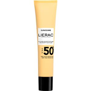 Lierac Sunissime Fluido Solare Colorato Viso SPF50 - Protezione Alta e Trattamento Anti-Età, 40 ml