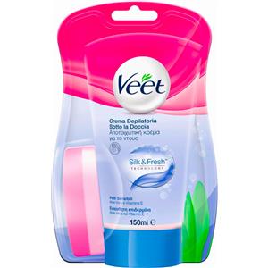 Veet Silk&fresh Crema Depilatoria Sotto La Doccia Pelli Sensibili 150ml