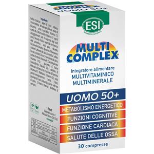 ESI Esi Multicomplex Uomo 50 - Integratore con 12 Vitamine e 10 Minerali per Uomini oltre i 50 Anni - 30 Compresse