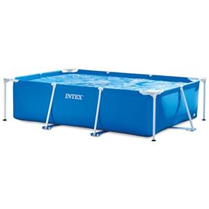 Intex 28271 Family Frame Rettangolare Cm 260X160X65 Piscina Gioco Estivo Estate Giocattolo 758, 2300 Litri, 260 x 160 x 65 cm, Blu