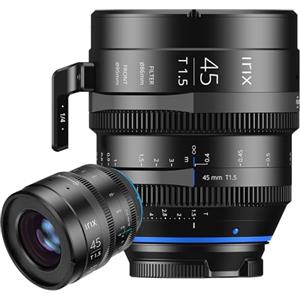 Irix Cine 45mm T1.5 - Obiettivo Full Frame per Riprese Cinematografiche Canon RF