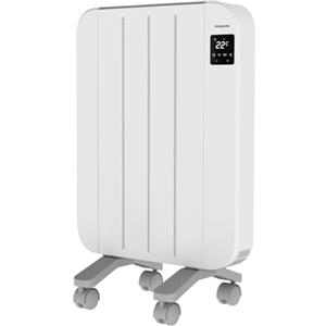 Taurus - Radiatore Elettrico Nepal 1000W | 4 elementi | Parete o pavimento | Termostato regolabile | Programmazione 24/7 | Display LCD | Silenzioso con spegnimento totale