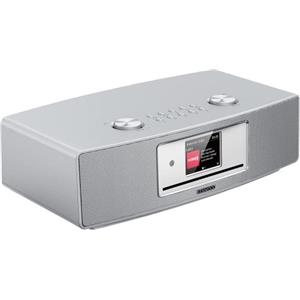 KENWOOD, Radio DAB WiFi CR-ST700SCD, Radio Digitale con DAB+ e Accesso Internet via WiFi, Ampio Display a Colori da 7,1 cm, Orologio con Funzione Radiosveglia Digitale, Lettore CD e Porta USB, Silver