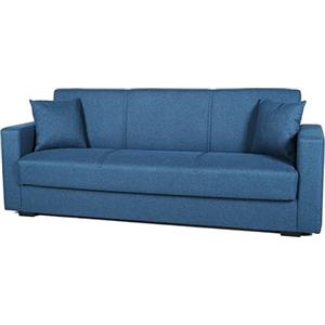 Arredo Stock Divano letto moderno Afrodite (Blu, 3 posti) 212x80x87 cm