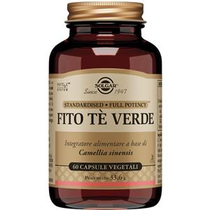Solgar Fito Tè Verde - Integratore Antiossidante in 60 Capsule Vegetali