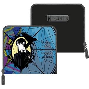 Seven Portamonete Mercoledì Addams, Apertura con Zip, Accessori, Per bambini e ragazzi, Tempo libero, Idea regalo