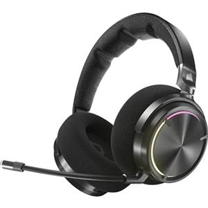 CORSAIR VIRTUOSO MAX WIRELESS Cuffie da Gioco con Bluetooth - Dolby Atmos, SoundID, Cancellazione Attiva del Rumore, Microfono di Qualità Broadcast, Driver in Grafene, per PC, Mac, PS5, PS4 - Carbonio