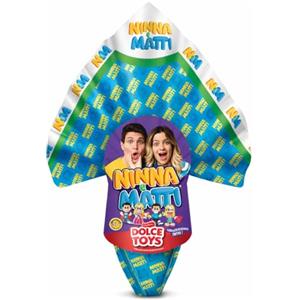 Generico Uovo di Pasqua 250g Cioccolato al Latte con Sorpresa Ispirata a Ninna e Matti Edizione 2026 Idea Regalo per Bambini Confezione Ufficiale con Gadget e Grafica Colorata da Collezione