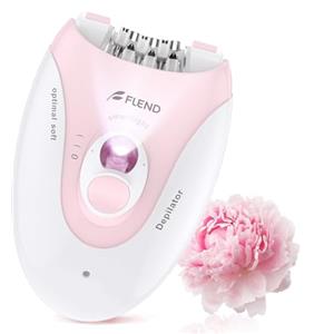 BEAUZMO Epilatore Viso e Corpo Smooth Glide - Dispositivo Elettrico per Depilazione Donna con 2 Velocità, Luce LED, 36 Pinzette e Massaggiatore - Ricaricabile per Viso, Bikini, Braccia e Gambe