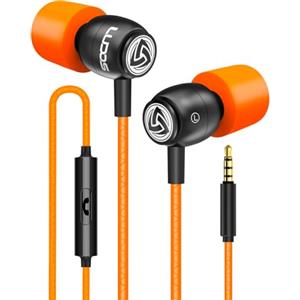 LUDOS CLAMOR Auricolari In-Ear Cuffie, Cuffiette con Filo e Microfono, Garanzia 5 Anni, Audio di alta Qualità, Memory Foam, Cavo Rinforzato, Bassi, Controllo del volume per iPhone, Samsung, Huawei