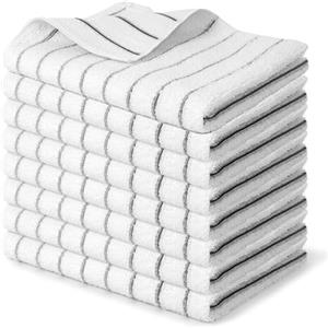 Solvant set di 8 Strofinacci Cucina da 65 X 45 cm, Asciugamani Cucina Super Assorbenti e Robusti, Canovacci Cucina Premium, Strofinacci Cucina Cotone Asciutti