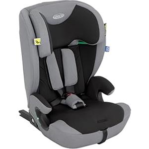 Graco - Energi™ i-Size R129 Seggiolino auto 2-in-1 Rialzo con schienale con ISOFIX e Top Tether, da 76 a 150cm (15 mesi fino a circa 12 anni), colore Meteor