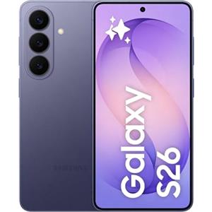 Samsung Galaxy S26 Smartphone AI, 512GB, 3 anni di Garanzia, Processore Avanzato, Assistente Foto, Creative Studio, Camera 50 MP, 4300 mAh, Cobalt Violet [Versione italiana]