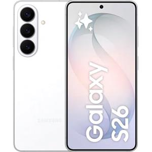 Samsung Galaxy S26 Smartphone AI, 512GB, 3 anni di Garanzia, Processore Avanzato, Assistente Foto, Creative Studio, Camera 50 MP, 4300 mAh, White [Versione italiana]