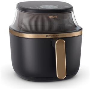 Philips Serie 3000 7.2L Airfry, finestra di cottura, friggitrice 16 in 1, tecnologia RapidAir Plus, rimozione del grasso, applicazione di ricette HomeID, facile da pulire (NA342/09)