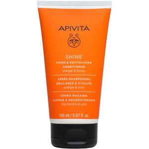 Apivita Balsamo Illuminante e Rivitalizzante con Arancia e Miele 150 ml - Idratazione e Lucentezza per Tutti i Tipi di Capello