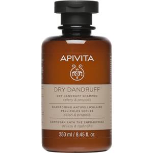 Apivita Shampoo Forfora Secca 250ml - Con Sedano e Propoli, Idratante e Deterge Delicatamente