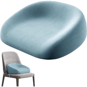 Peosaard Alzasedia da Tavolo, Alzasedia per Bambini Quadrata Smontabile con Cinture di Sicurezza Regolabili Antiscivolo Riutilizzabile per Bambini per la Casa, Blu